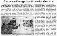 Allgemeine Zeitung Coesfeld, 5. Mai 2001