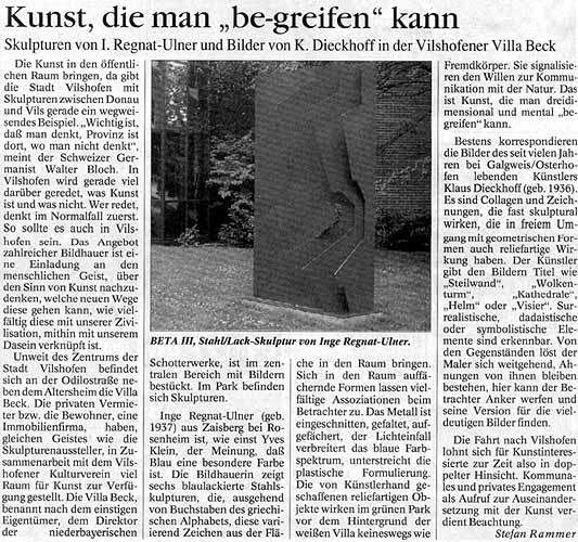 Feuilleton, Passauer Neue Presse, 10.08.94
